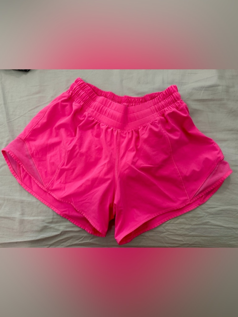 lululemon athletica Hotty Hot Pink Running Shorts
